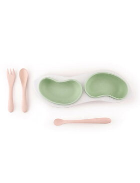 【日本製】soramame 抗菌 ベビー食器セット《赤ちゃん ベビー 食器 セット 出産祝 プレゼント ギフト 日本製 スプーン フォーク》