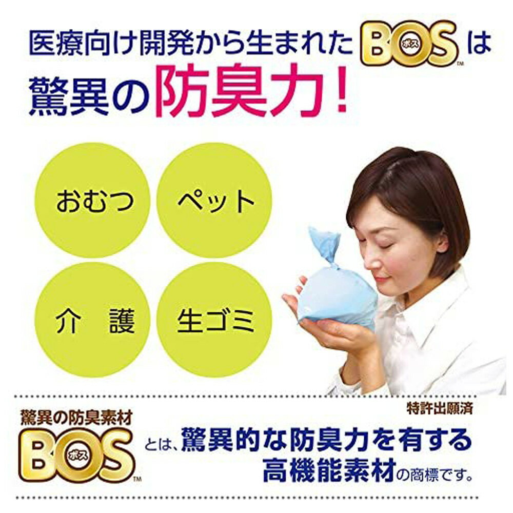 【最大400円オフクーポン■要事前取得】クリロン化成 うんちが臭わない袋 BOS ネコ用 箱型SSサイズ 200枚入り