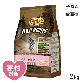 【マラソン中最大ポイント10倍※要エントリー】ニュートロ ワイルドレシピ キトン チキン 子猫用 2kg (猫・キャット)[正規品]