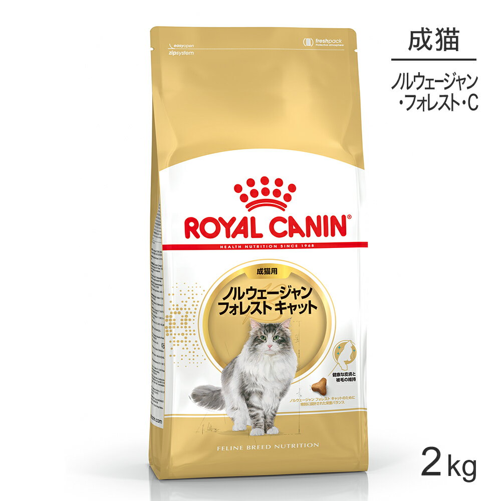 【マラソン中最大ポイント10倍※要エントリー】ロイヤルカナン ノルウェージャンフォレストキャット 2kg (猫・キャット) [正規品]