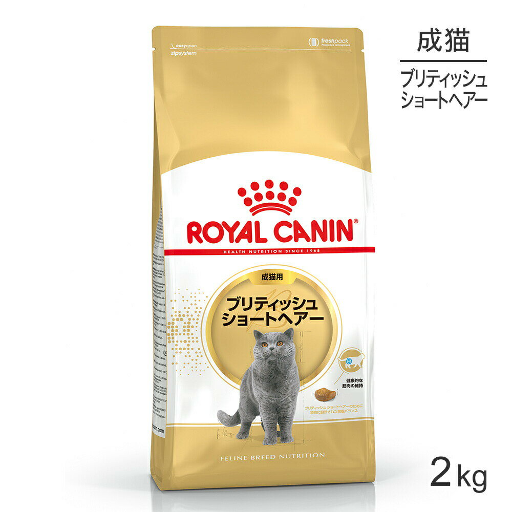 【最大350円オフクーポン■要事前取得】ロイヤルカナン ブリティッシュショートヘアー 2kg (猫・キャット) [正規品]