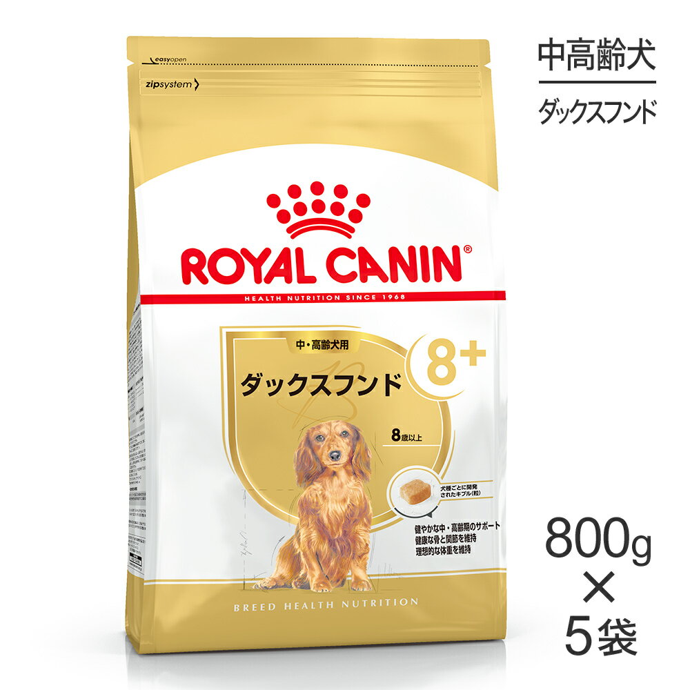 【800g×5袋】ロイヤルカナン ダックスフンド中・高齢犬用 (犬・ドッグ) [正規品]