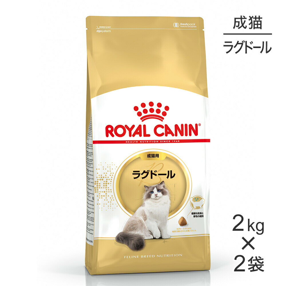 【マラソン中最大ポイント10倍※要エントリー】【2kg×2袋】ロイヤルカナン ラグドール (猫・キャット)[正規品]