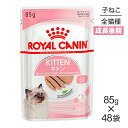 【4/1最大ポイント20倍※要エントリー】【85g×48袋】ロイヤルカナン FHN-WET キトン ローフ (猫 キャット) 正規品