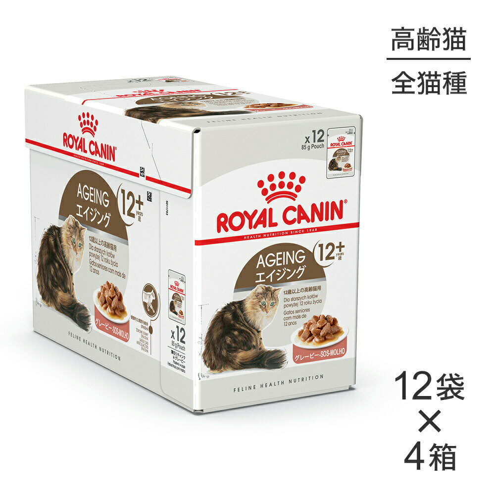 【最大350円オフクーポン■要事前取得】【85g×48袋】ロイヤルカナン FHN-WET エイジング12＋ (猫・キャット)[正規品]