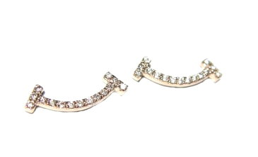 【予約】【ピアス、ネックレスセット】K18&ダイヤモンド!リバーシブルスマイルトータル計0.15ctダイヤモンドネックレス&ピアス【にこちゃん,ニコちゃん,ニコニコ,Tスマイル】