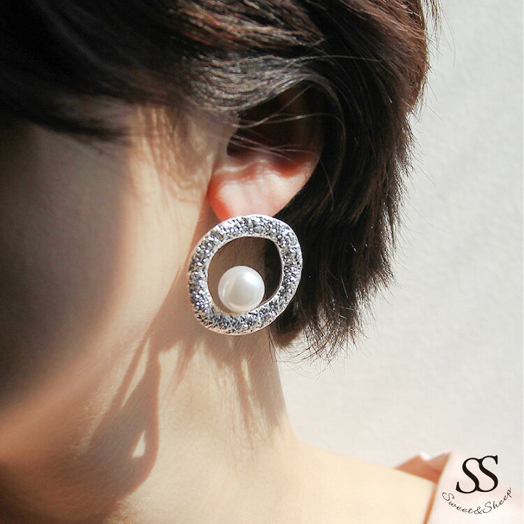 ピアス レディース パール サンド おしゃれ デザイン アクセ アクセサリー シンプル モチーフ フォーマル 卒業式 入学式 七五三 ママ 母親 30代 40代 50代 大人 上品 可愛い かわいい プチプラ Sweet&Sheep