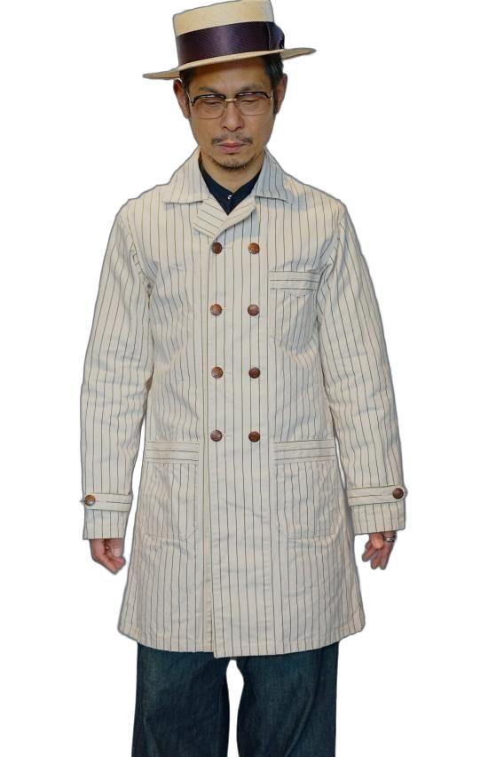 DALEE'S (ダリーズ) × SweetSue (スウィートスー)　ショップコート　BSP-SW1　"Union.Coat (ユニオンコート)"　...1920s SHOP COAT　アイボリー