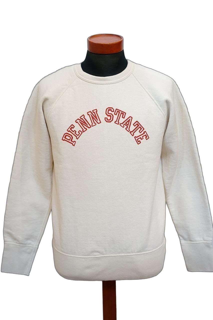 DELUXEWARE (デラックスウエア) スウェット S204-07 "PENN STATE" ナチュラル