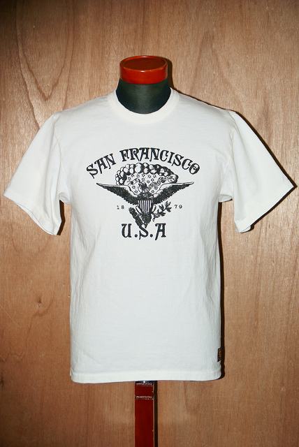 代引手数料・送料無料　DELUXEWARE (デラックスウエア)　半袖Tシャツ　DLT-1501B　"SANFRANCISCO"　ホ..