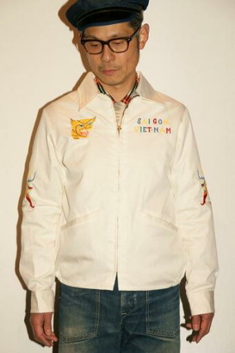 TAILOR TOYO (テーラー東洋) ベトジャン TT14342 "VIETNAM MAP" オフホワイト 東洋エンタープライズ TAILOR TOYO (テーラー東洋) ベトジャン TT14342 "VIETNAM MAP" オフホワイト 東洋エンタープライズ