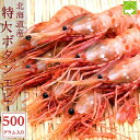 ぼたんエビ 北海道産 特大 ボタンエビ 500g ぼたんえび 牡丹海老 海老 エビ えび 海鮮 ボタン海老 美味しい 冷凍エビ 冷凍えび 贈答用 グルメ 贈り物 送料無料 実用的 ギフト プレゼント 別途送料が発生する地域あり