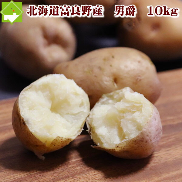 北海道富良野産 じゃがいも 男爵 10kg(Sサイズ) 【送料無料】