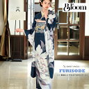【2026年成人式 1月 予約受付中】【レンタル】振袖 27点 フルセット 一式【Bloom】『 大牡丹 ネイビー 振り袖 』 成人式 1月 結婚式 パーティー...