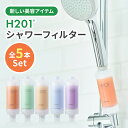 美容成分 アロマ 『 H201 シャワーフィルター 全ての香り5種類セット 』 塩素除去 フィルター 香り 韓国発 韓国美容 ビタミン 配合 プレゼント 贈り物...