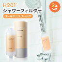 美容成分 アロマ ゴールデンフリージア 『 H201 シャワーフィルター ゴールデンフリージア 2本セット 』 塩素除去 フィルター 香り 韓国発 韓国 プレゼ...