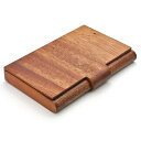 【送料無料】木で作った Card01 愛用品 趣向品 木製品 革製品 日本製 ハンドメイド 職人 高級品 作品 手作業 磨き上げ 無塗装 メンズ 名刺入れ ca...