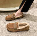 モカシン レディース もこもこ シューズ あったか 暖かい ムートン ファー ボア レザー フラット ぺたんこ スリッポン 履きやすい 歩きやすい 毎日使い 普段使い デイリー 大きいサイズ