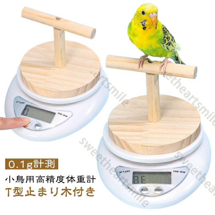小鳥 高精度体重計 小鳥用 インコ 0.1g計測 小動物用 セキセイ ブンチョウ 小鳥の体重計 健康管理 T型止まり木付き ペット鳥 デジタル体重計 ひな鳥 プロ用計量器 鳥の体重管理 デジタルスケール 小鳥飼育