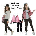 スポーツウェア キッズ 子供服 長袖 スポーツウェア 上下セットアップ ガールズ スポーツ ジャージ 上下セット キッズ ジュニア 2点セットスポーツパンツ 吸汗速乾 長袖 秋冬 生地 スポーツウェア トレーニングウェア 子供服 女の子 運動会