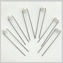【七五三 髪飾り】パールビーズ付 Uピン 10mm (6コ) | フラワー 花 ヘアピン レディース 大人 キッズ 子供 浴衣髪飾り 祭り 浴衣 髪飾り 成人式 卒業式 袴 髪飾り 七五三 753 着物 結婚式 おしゃれ 髪型 まとめ髪 全品 送料無料 実施中