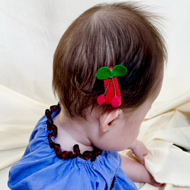 日本製 かわいい 安全 薄毛 新生児 マジックテープ 金属未使用 Bhcm Se22 Re300 チェリー ベビー 赤ちゃん パッチンどめ ヘアピン 2コ ピンク パッチンピン 髪留め 髪飾り おしゃれ 1才 ヘアクリップ さくらんぼ 全品 赤 送料無料 21人気no 1の お出かけ お誕生日 ヘア
