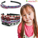 【 キッズ カチューシャ 】ギンガムチェック リボン カチューシャ (1コ) | りぼん ヘアアクセサリー 髪飾り ヘアバンド キッズ KIDS 子供 こども ...