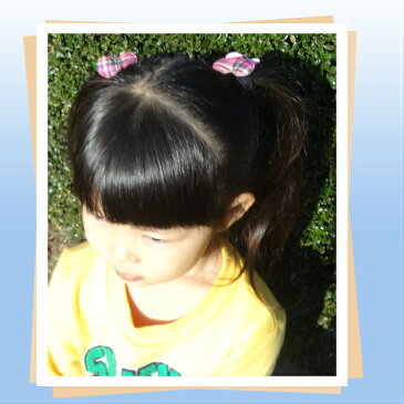 ラブリー ハート チェック ヘアゴム (1コ) | 髪飾り ヘアアクセサリー キッズ 子供 こども ピアノ発表会 ドレス 女の子 プレゼント リボンゴム 音楽 習い事 まとめ髪 入学式 記念品 発表会 お遊戯会 おしゃれ かわいい 可愛い 全品 送料無料 実施中