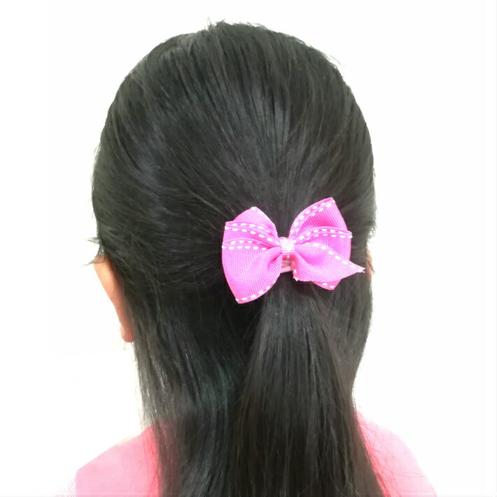 【キッズヘアゴム】グログランステッチリボンヘアゴム(1コ)|ピンクレッドネイビーリボンゴム子供こどもKIDS髪飾りお受験入園式卒園式入学式卒業式小学生フォーマルシンプルお出かけ可愛いおしゃれ女の子に全品送料無料実施中