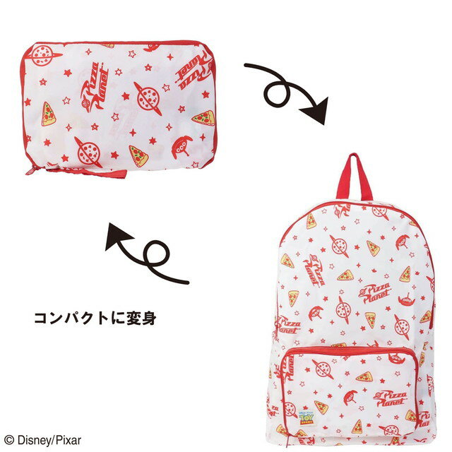 ☆Dinsye　PIXAR　トイストーリー ライクピザ エコリュック 丸眞 中国製 プレゼント 再生ポリエステル ..