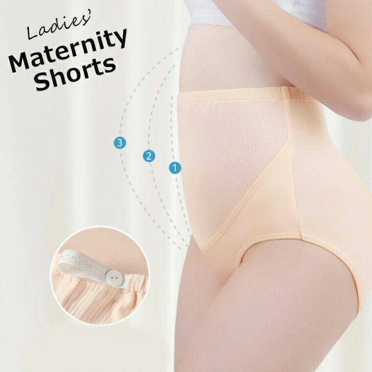 マタニティーに欠かせない 9色展開 マタニティショーツ パンツ 下着 インナー マタニティ ショーツ ハイウェスト 産前 産後 妊婦 妊婦用 出産 リブ 柔らかい 伸縮性 ストレッチ マタニティウェア 無地ママパンツ ルームウェア 出産準備 2