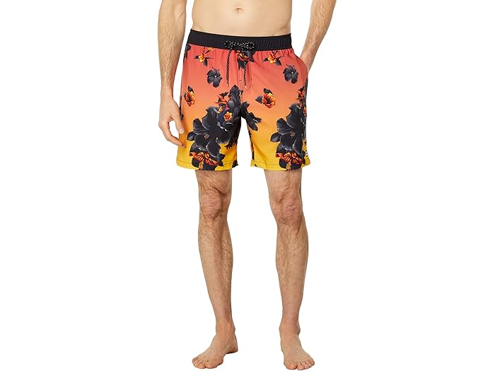 (取寄) ビラボン カメア ラバ フローラル レイバック 17 ボードショーツ Billabong Kamea Lava Floral Layback 17" Boardshorts Sunrise