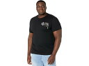 (取寄) ジョニー ビッグ ビッグ アンド トール グラフィック バック プリント ティー Johnny Bigg Big & Tall Graphic Back Print Tee Black(4)