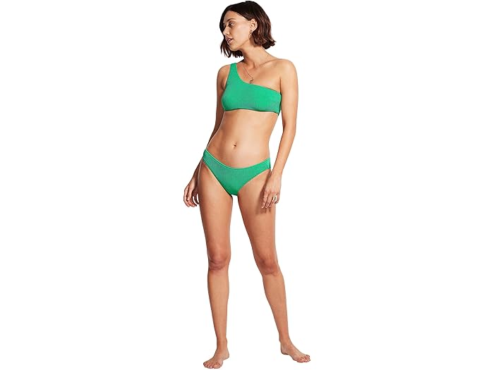 (取寄) シーフォリー シー ダイブ ワン ショルダー トップ Seafolly Sea Dive One Shoulder Top Jade