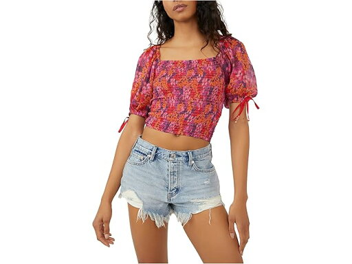 (取寄) フリーピープル バック オン トップ クロップ Free People Back On Top Crop Hot Pink Combo (取寄) フリーピープル バック オン トップ クロップ Free People Back On Top Crop Hot Pink Combo
