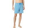 (取寄) ジョンストン&マーフィー カクテル プリント スイム ショーツ Johnston & Murphy Cocktail Print Swim Shorts Blue(4)
