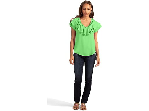 (取寄) トリーナターク イエナ トップ Trina Turk Jena Top Greenery (取寄) トリーナターク イエナ トップ Trina Turk Jena Top Greenery
