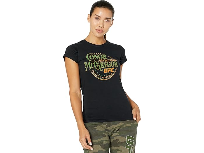 (取寄) ユーエフシー コナー マクレガー T-シャツ UFC Conor McGregor Southpaw T-Shirt Black