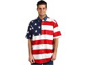 (取寄) ローパー スターズ アンド ストライプ ピース フロッグ シャツ S/S Roper Stars & Stripes Pieced Flag Shirt S/S Red(4)