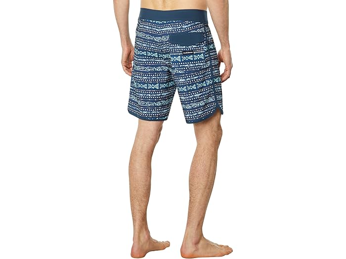 (取寄) クイックシルバー サーフシルク スカルプ 19 ボードショーツ Quiksilver Surfsilk Scallop 19" Boardshorts Midnight Navy