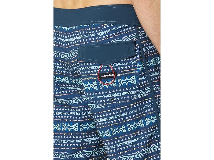 (取寄) クイックシルバー サーフシルク スカルプ 19 ボードショーツ Quiksilver Surfsilk Scallop 19" Boardshorts Midnight Navy