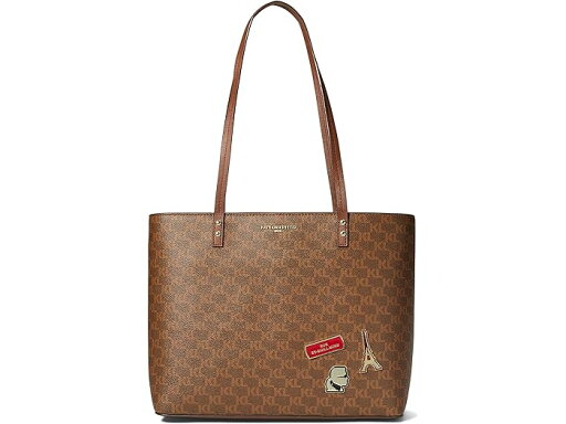 (取寄) カール ラガーフェルド パリ メイベル トート Karl Lagerfeld Paris Maybelle Tote Brown/Khaki (取寄) カール ラガーフェルド パリ メイベル トート Karl Lagerfeld Paris Maybelle Tote Brown/Khaki