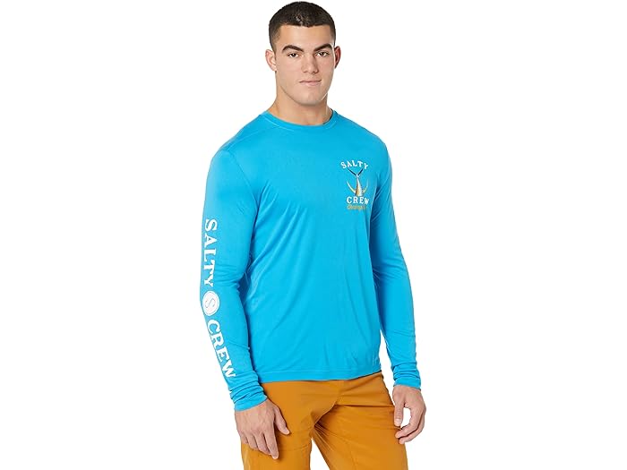 (取寄) ソルティ クルー テールド ロング スリーブ サンシャツ Salty Crew Tailed Long Sleeve Sunshirt Blue