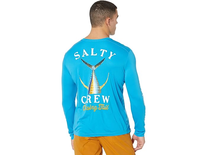 (取寄) ソルティ クルー テールド ロング スリーブ サンシャツ Salty Crew Tailed Long Sleeve Sunshirt Blue