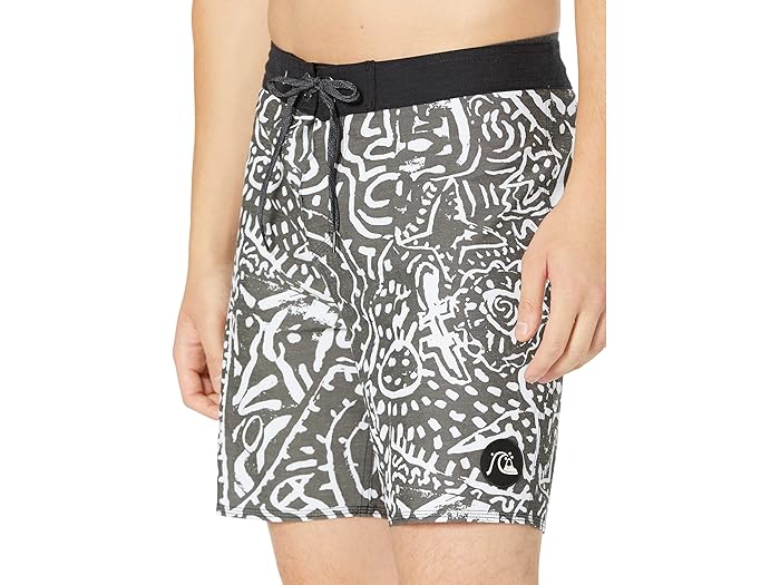 (取寄) クイックシルバー ヘンプストレッチ 69 18 ボードショーツ Quiksilver Hempstretch 69 18" Boardshorts Black