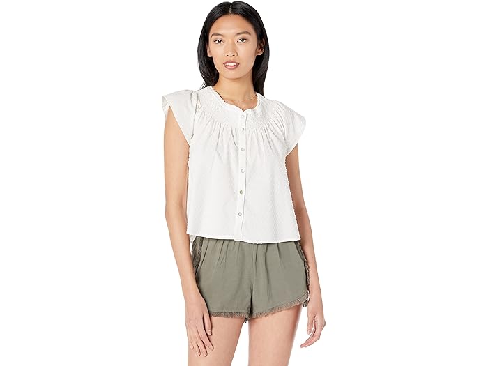 (取寄) スティーブマデン フェアリー ダスト トップ Steve Madden Fairy Dust Top White