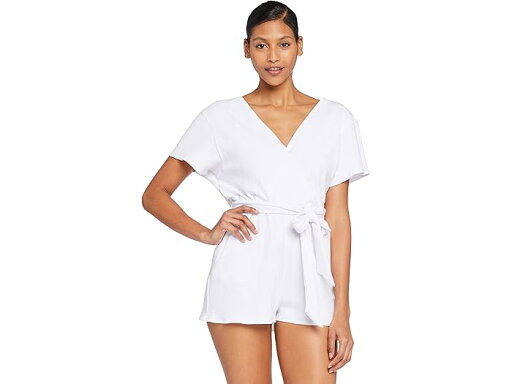 (取寄) ビタミン A ローガン ロンパー Vitamin A Logan Romper White Organic Rib (取寄) ビタミン A ローガン ロンパー Vitamin A Logan Romper White Organic Rib