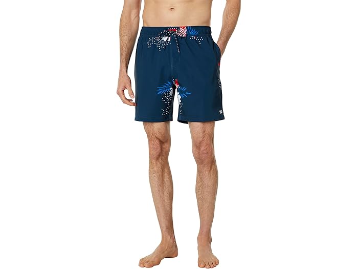 (取寄) ビラボン スターズ アンド ストライプ レイバック 16 ボードショーツ Billabong Stars and Stripes Layback 16" Boardshorts Red/White/Blue