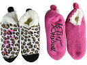 (取寄) ベッツィジョンソン ウィメンズ 2 ペア パック インフューズド キャビン フッティー ソック Betsey Johnson Women's 2 Pa...