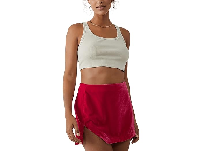 (取寄) フリーピープル アナリーズ ベルネット ミニ Free People Annalise Velvet Mini Pink Phenom